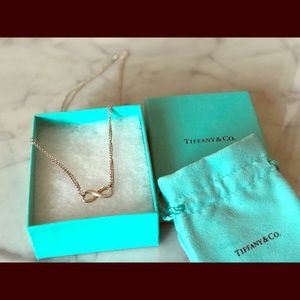 Tiffany infinity silver necklace